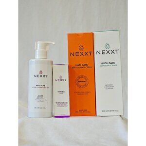 New NEXXT skincare and hair care bundle lot
